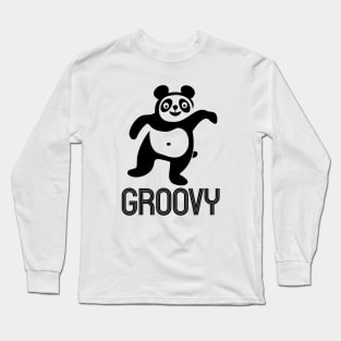 Groovy Panda. Dab Dabbing Dancing Pandas T-Shirt, Panda Lovers Gifts Long Sleeve T-Shirt